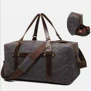 Bolosta Men’s Waxed Waterproof Canvas & Leather